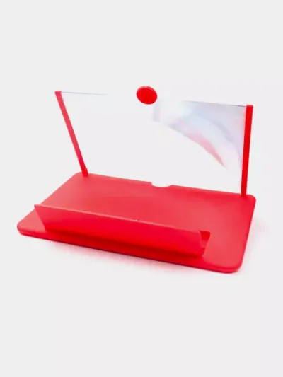 Telefon ekranini kattalashtiruvchi 3D stend lupa — yuqori aniqlikdagi 12 dyuymli portativ video proyektor