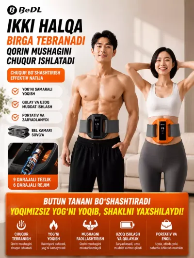 Yangi avlod Champion ko'p funksiyali tana va mushaklar uchun vibratsiyali massajori