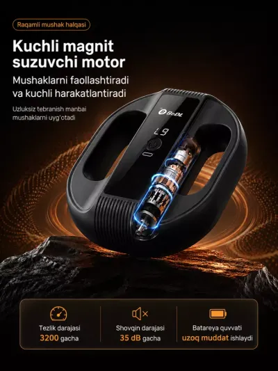 Yangi avlod Champion ko'p funksiyali tana va mushaklar uchun vibratsiyali massajori