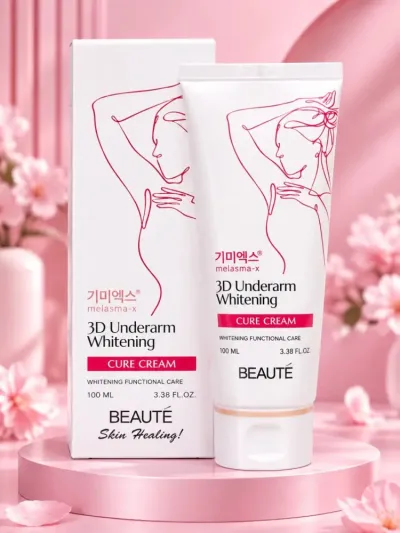 3D Underarm Whitening Cure Cream — qo'ltiq osti va tana uchun oqartiruvchi krem 100 ml