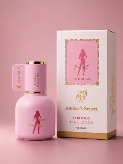 Ayollar uchun feromonli moyli atir Amber's Secret Feromon Collection rolikli flakon 10 ml