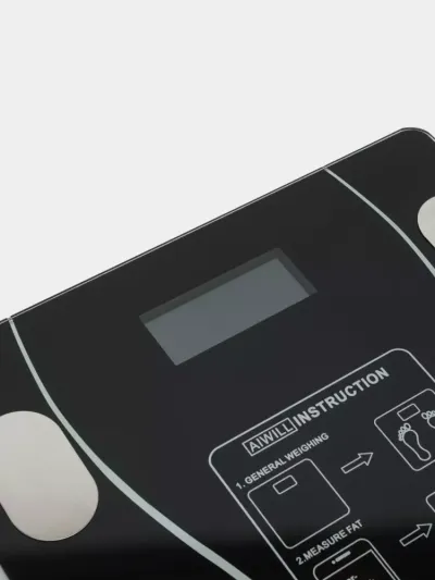 Bluetooth va ilova orqali ishlaydigan smart diagnostik elektron shisha pol tarozi